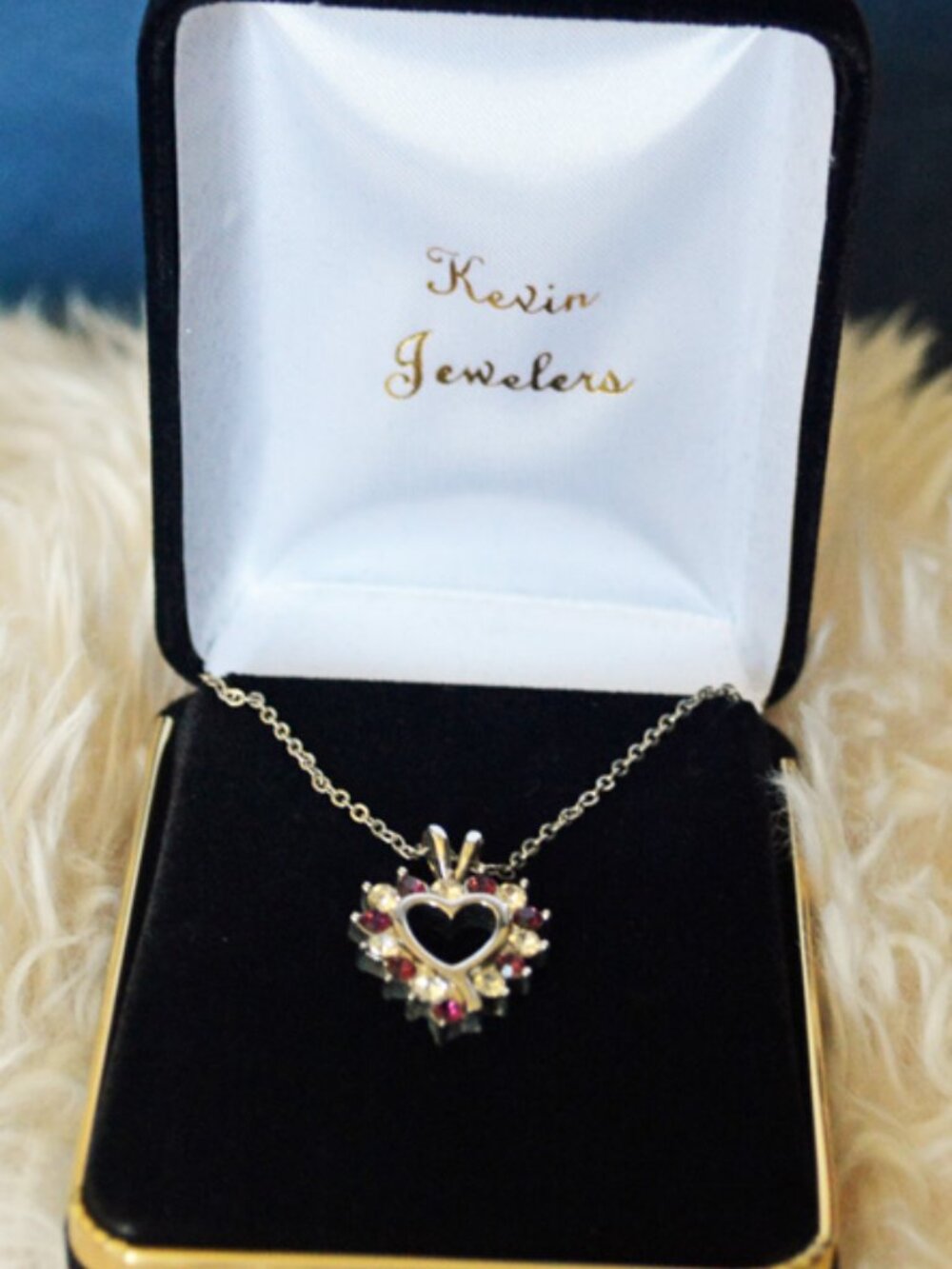 Open heart necklace